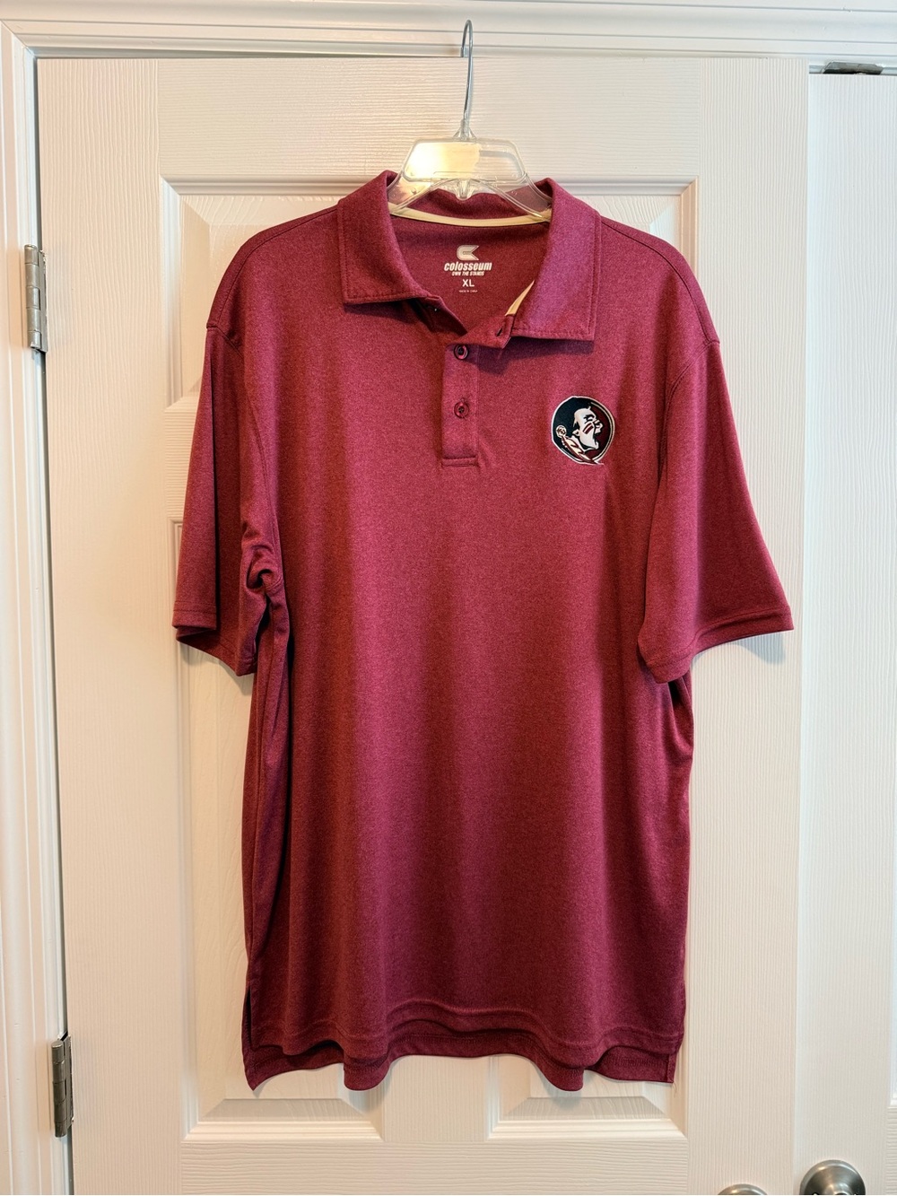 Colosseum FSU Men's Maroon Polo